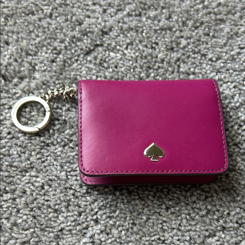 Kate Spade Fuchsia Key & Card Holder